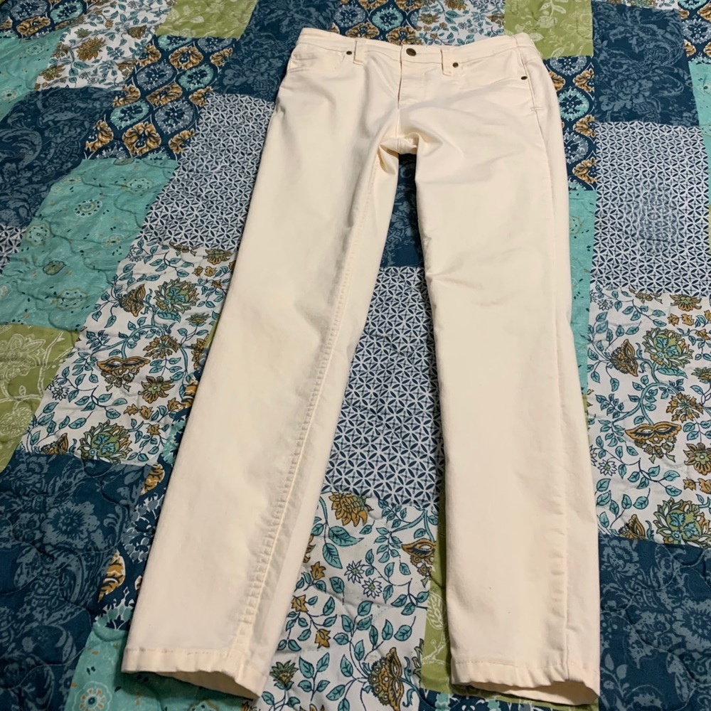 Toad&Co. Sequoia Skinny pants in Egret (cream)